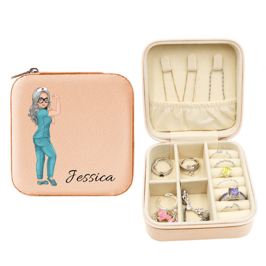Mini Travel Jewelry Box, Birthday Gift for Woman & Girls, Gift for Nurse
