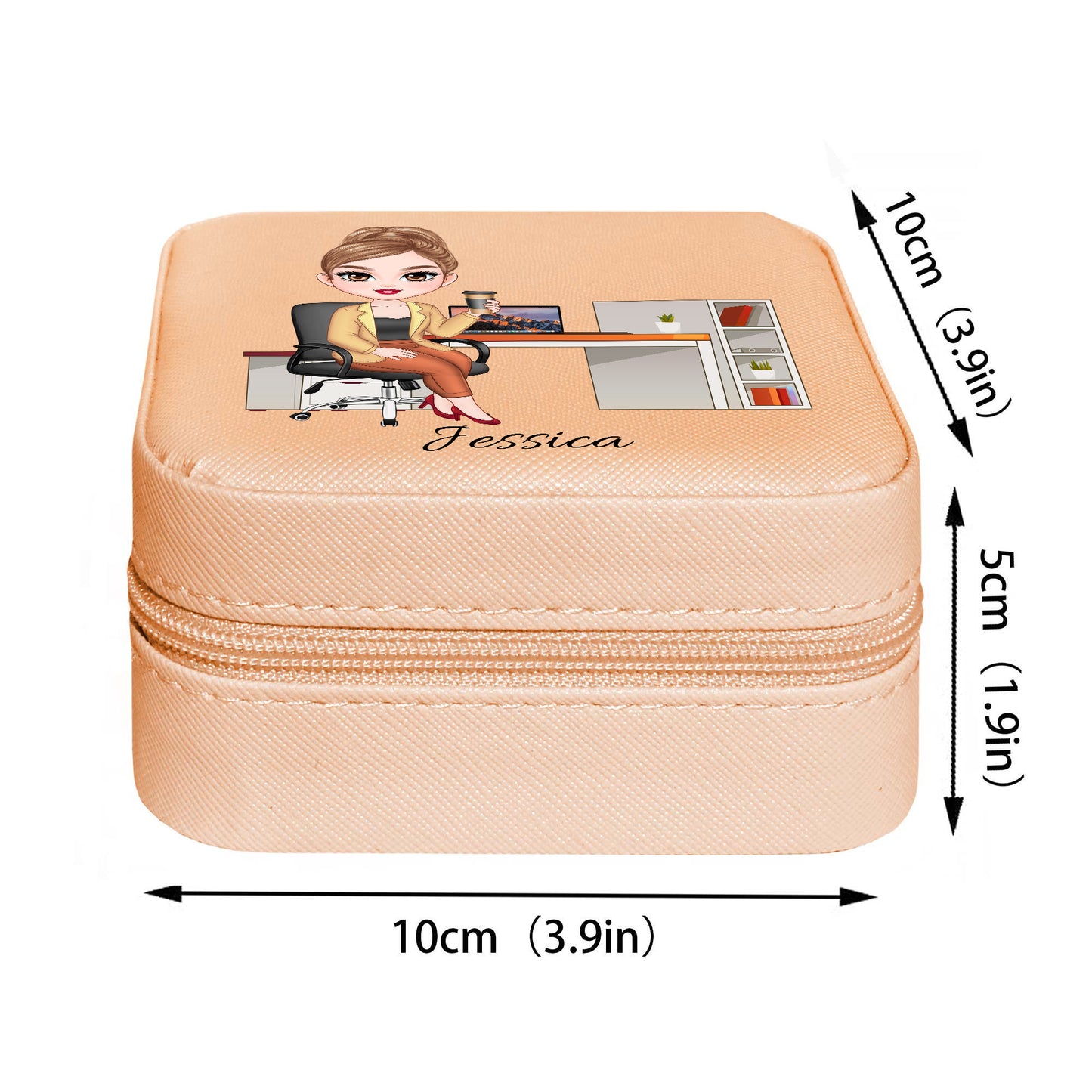 Mini Travel Jewelry Box, Colleague Gift for Woman & Girls, Gift for Co-workers