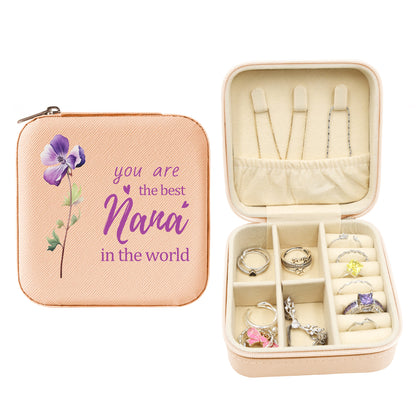 Mini Travel Jewelry Box, Birthday Gift for Woman & Girls, Christmas Gift for Teen, Mother, Grandmother