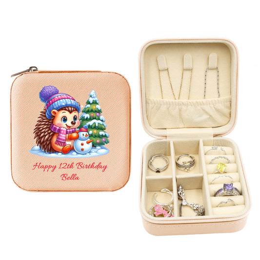 Mini Travel Jewelry Box, Birthday Gift for Woman & Girls JB001