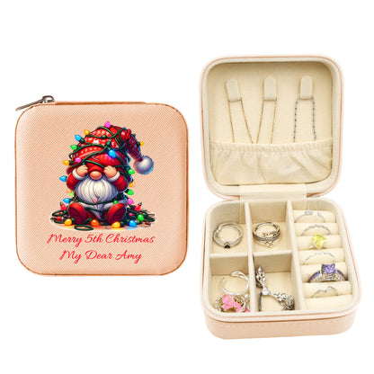 Mini Travel Jewelry Box, Birthday Gift for Woman & Girls JB025