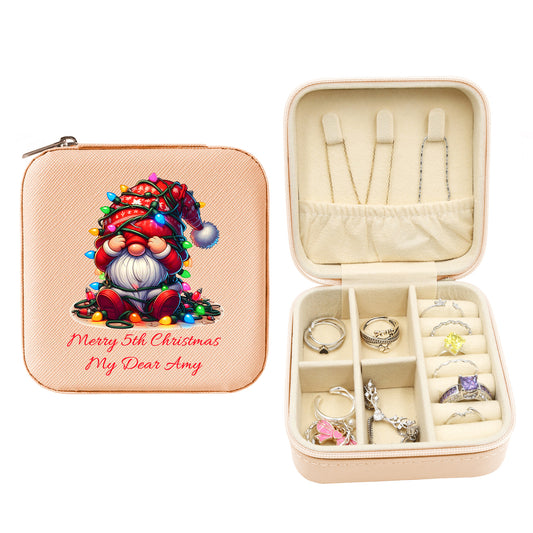 Mini Travel Jewelry Box, Birthday Gift for Woman & Girls JB025