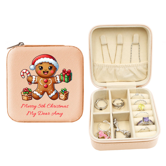 Mini Travel Jewelry Box, Birthday Gift for Woman & Girls JB028