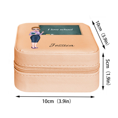 Mini Travel Jewelry Box, Gift for Woman & Girls, Gift for Teacher