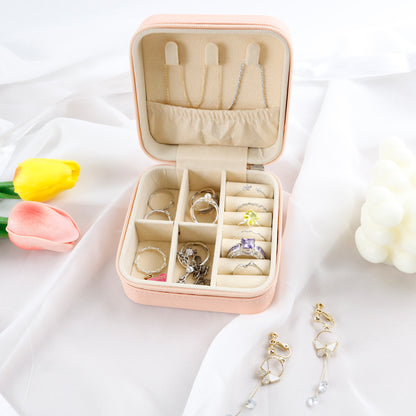 Mini Travel Jewelry Box, Gift for Woman & Girls for Travel Lover