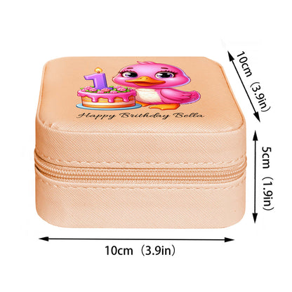 Mini Travel Jewelry Box, Birthday Gift for Woman & Girls JB030