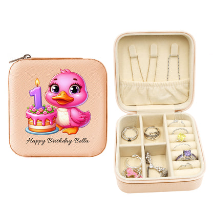 Mini Travel Jewelry Box, Birthday Gift for Woman & Girls JB030