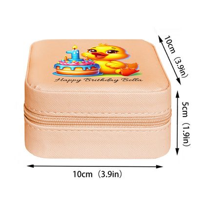Mini Travel Jewelry Box, Birthday Gift for Woman & Girls JB031