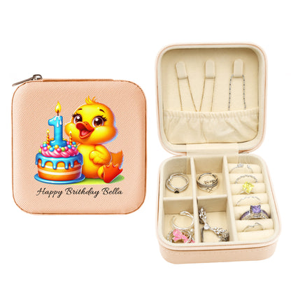 Mini Travel Jewelry Box, Birthday Gift for Woman & Girls JB031