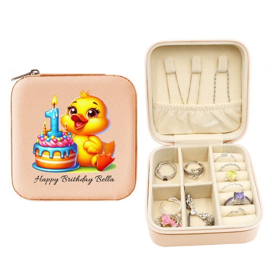 Mini Travel Jewelry Box, Birthday Gift for Woman & Girls JB031