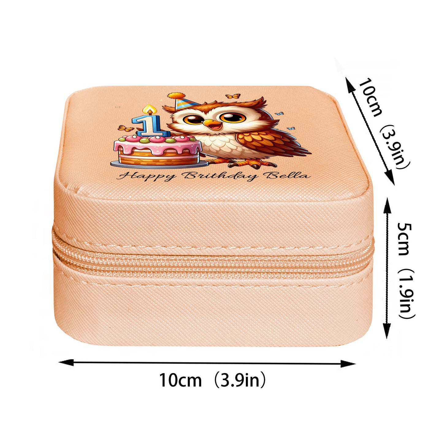 Mini Travel Jewelry Box, Birthday Gift for Woman & Girls JB034