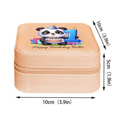 Mini Travel Jewelry Box, Birthday Gift for Woman & Girls JB035