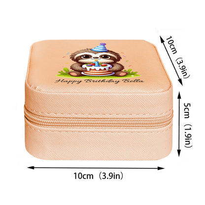 Mini Travel Jewelry Box, Birthday Gift for Woman & Girls JB036