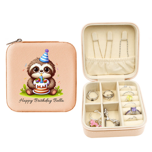 Mini Travel Jewelry Box, Birthday Gift for Woman & Girls JB036